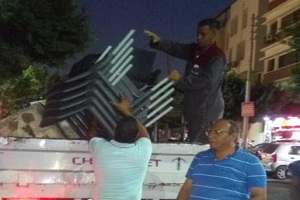 حملة مكبرة بشأن الحفاظ على النظافة العامة