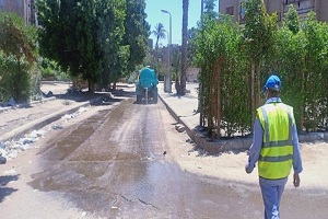 استمرارية أعمال التطهير والتعقيم  بحي التبين