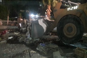 حملة مكبرة ليلية لرفع كافة اشغالات محيط السراج مول وعطية الصوالحي
