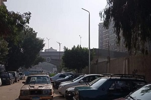 تركيب أعمدة إنارة بشارع علي رضا