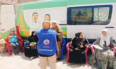 رئيس مجلس إدارة مركز شباب نور المقطم يقدم الشكر والتقدير للقافلة الطبية المجانية