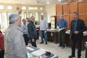 تفقد سكرتير عام حي الأزبكية لإدارات الحي