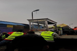 حي حلوان يشن عدة حملات لإزالة الإشغالات بسوق توشكى وشوارع حلوان