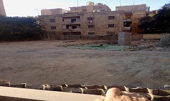 ايقاف اعمال بدون تصريح بعقار بشارع القبة  