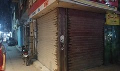 المرور والمتابعة لتنفيذ قرار غلق الورش والمقاهي والمحلات التجارية 