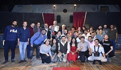 وزيرة الثقافة ومستشار ملك البحرين يشهدان أفراح القبة بالمسرح العائم