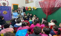 مياه القاهرة تنفذ أنشطة توعوية بحضانة بيبى هوم بحي روض الفرج