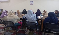 فعاليات ورشة الحرفي ( الكونكريت) للوافدين واللاجئين والمصريين