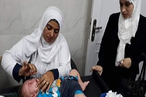 الصحة: استمرار حملة التطعيم ضد شلل الأطفال لليوم الثاني بالجمهورية