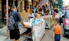 حملة لرفع الاشغالات بشارع عبد الحميد الديب