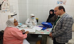 جولة لرئيس قطاع الشئون الصحية بالقاهرة بمنطقتي المعصره وطره