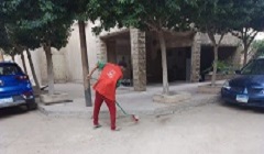 تكثيف أعمال النظافة ورفع تراكمات المخلفات والقمامة على مدار اليوم
