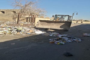 متابعة أعمال النظافة بالجمالية