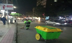 رفع كفاءة منظومة النظافة بشوارع الحي