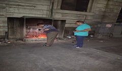 اطفاء واخماد حريق فى كابينة كهرباء  بنطاق الحى