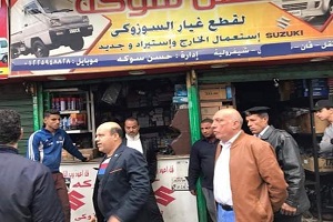 مراجعة تراخيص الباكيات بسوق علوة فارس