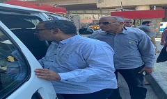 حملة مرورية على مواقف السرفيس بمزلقان منشأه ناصر