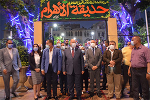 محافظ القاهرة يفتتح حديقتي البازيليك والأهرام بمصر الجديدة