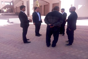 زيارة الوفدالصيني للسوق التونسي بحي 15 مايو