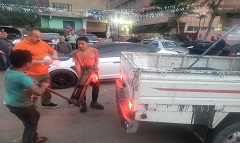 حملة لرفع الإشغالات بشوارع البخاري وإمتداد الخليفة الظافر 