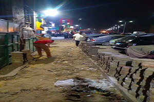 متابعة بعض أعمال إعادة الشيء لأصله بالحي