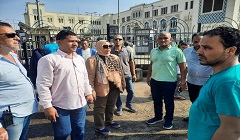 حملة لمتابعة النظافة ورفع الإشغالات بنطاق الحي
