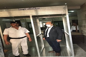 تركيب أول بوابة للتعقيم والتطهير بالحي