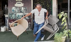 حملة لرفع الاشغالات بميدان المطرية