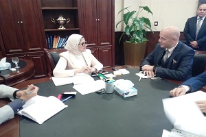وزيرة الصحة تلتقي ممثل صندوق الأمم المتحدة للسكان لتعزيز سبل التعاون