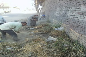 حملات موسعة لإزالة إشغالات الطريق بحي التبين