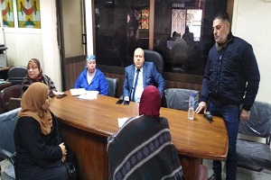 إجتماع رئيس الحي مع المواطنين