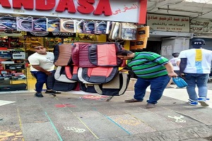 حمله مسائيه مكبرة للتصدي للاشغالات بنطاق الحي