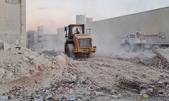 حملات نظافة بالمنطقة الصناعية بشق الثعبان