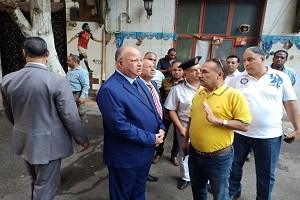 التعامل مع الهبوط المفاجئ بميدان حليم