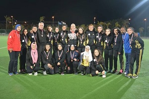 فريق الهوكي يحصل على المركز الثالث في بطولة الجمهورية