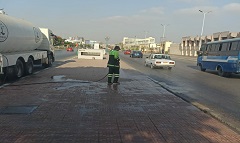 رفع كفاءة منظومة النظافة بالحي