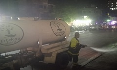 رفع كفاءة منظومة النظافة بميدان باب الشعرية