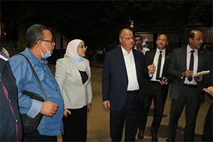 محافظ القاهرة يقوم بجولة تفقدية مسائية بحي السيدة زينب وحي مصر القديمة