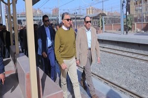 وزير النقل يتابع التشطيبات والأعمال النهائية لتطوير محطة المرج الجديدة