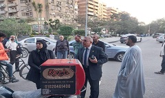 حملة لإزالة الاشغالات بالحي