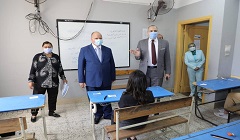 محافظ القاهرة يتفقد أول أيام امتحانات الثانوية العامة