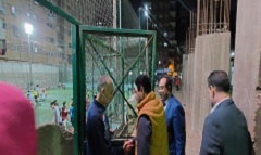 وكيل وزارة الشباب الرياضة يقوم بجولة تفقدية بمركز شباب أحمد عصمت