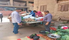 شن حملة لإزالة الاشغالات والتعديات بنطاق الحي