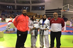 فريق الكاراتيه بمركز شباب حلوان يفوز بالمركز الثاني ببطوله الجمهورية