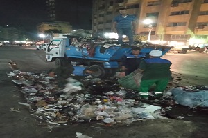 رفع كفاءة منظومة النظافة بالحي