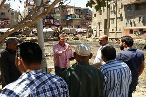 متابعة رئيس الحي لأعمال تطوير سويقة داير الناحية