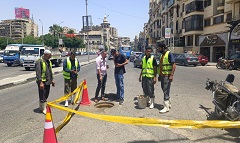 عمل مطبق صرف صحى بمنطقة روكسى