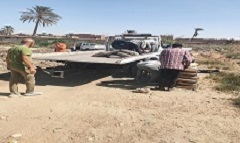 حملة لإيقاف أعمال مخالفة بأرض رئاسة الجمهورية بالملاءة 