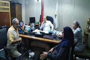 لقاء رئيس الحي بالمواطنين