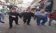 حملةاشغالات مكبرة على المحلات المخالفة بنطاق الحي